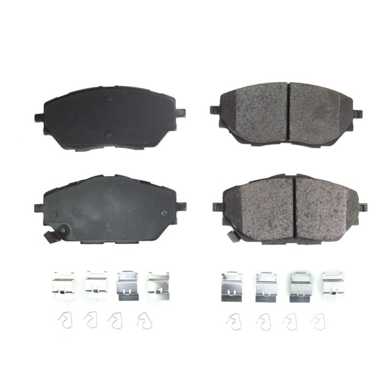PowerStop - Z17 Low-Dust Ceramic Brake Pads with Hardware