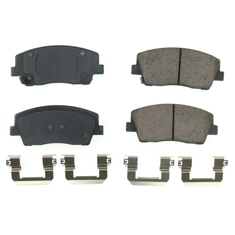 PowerStop - Z17 Low-Dust Ceramic Brake Pads with Hardware