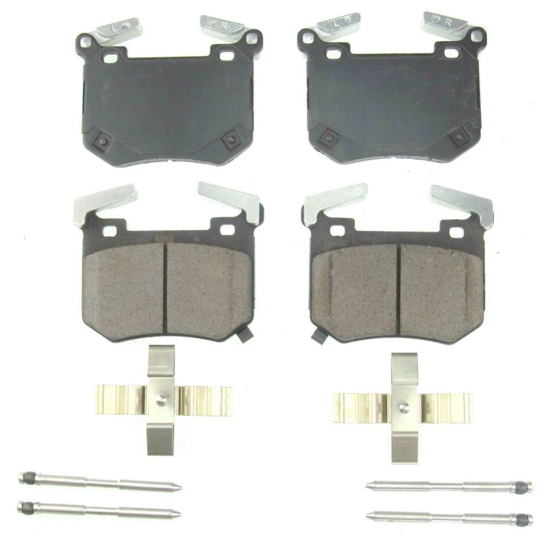 PowerStop - Z17 Low-Dust Ceramic Brake Pads with Hardware