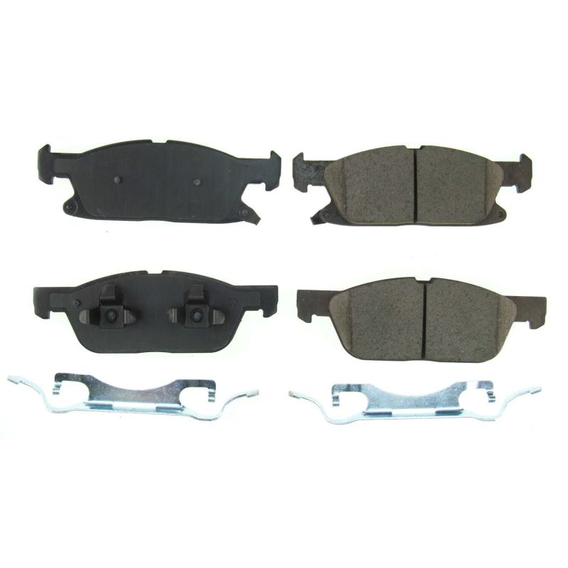 PowerStop - Z17 Low-Dust Ceramic Brake Pads with Hardware