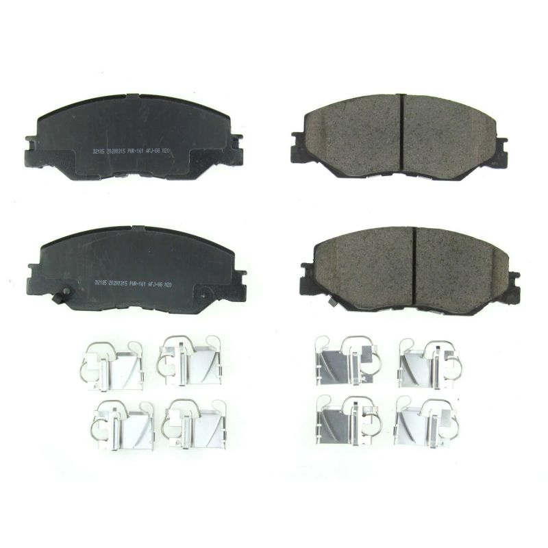 PowerStop - Z17 Low-Dust Ceramic Brake Pads with Hardware