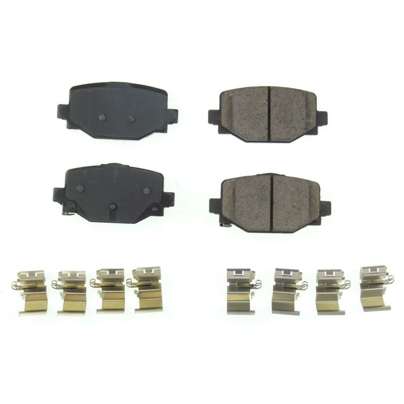 PowerStop - Z17 Low-Dust Ceramic Brake Pads with Hardware