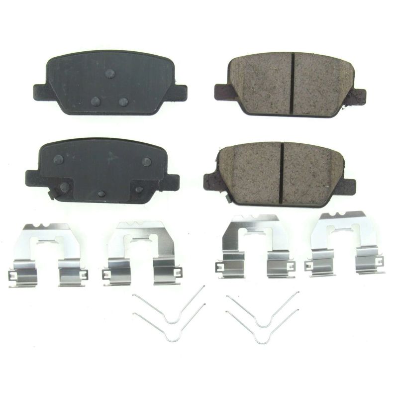 PowerStop - Z17 Low-Dust Ceramic Brake Pads with Hardware