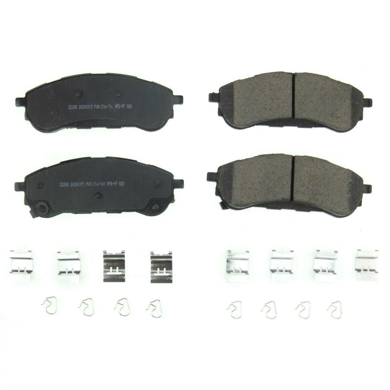 PowerStop - Z17 Low-Dust Ceramic Brake Pads with Hardware
