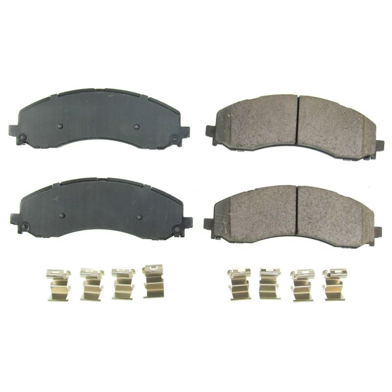PowerStop - Z17 Low-Dust Ceramic Brake Pads with Hardware
