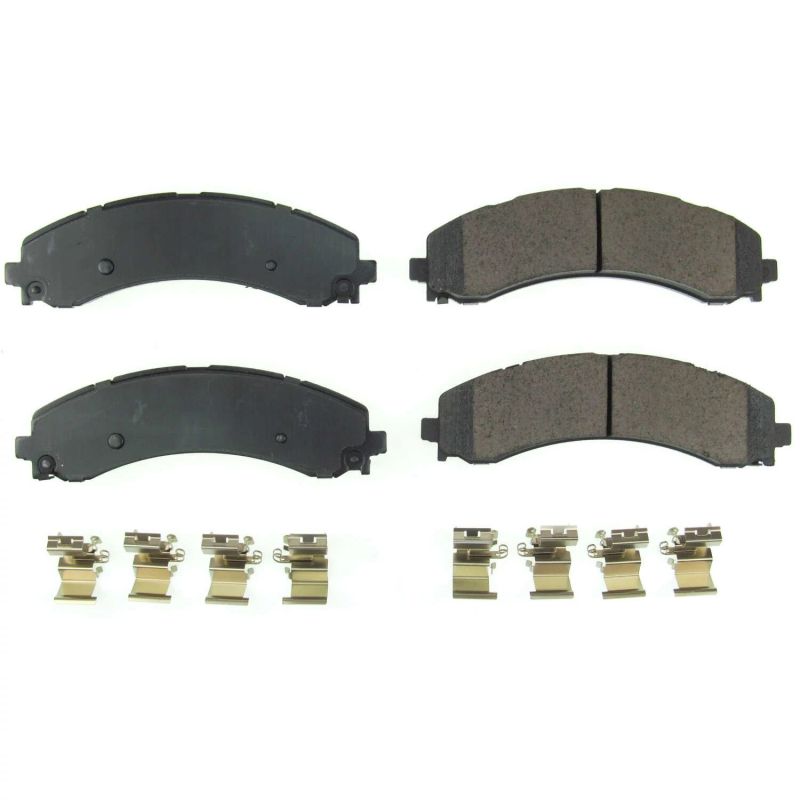 PowerStop - Z17 Low-Dust Ceramic Brake Pads with Hardware