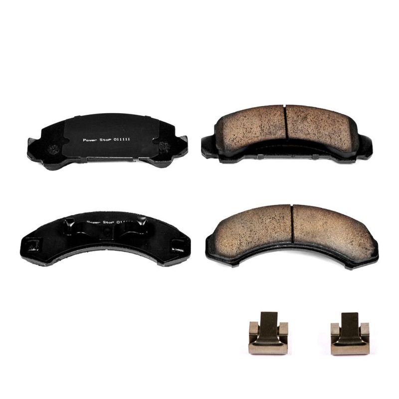 PowerStop - Z17 Low-Dust Ceramic Brake Pads with Hardware