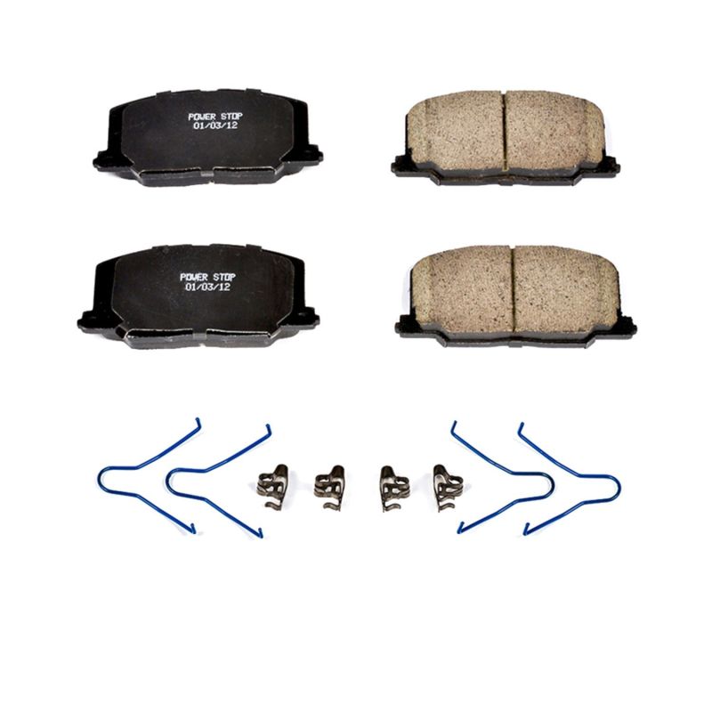 PowerStop - Z17 Low-Dust Ceramic Brake Pads with Hardware