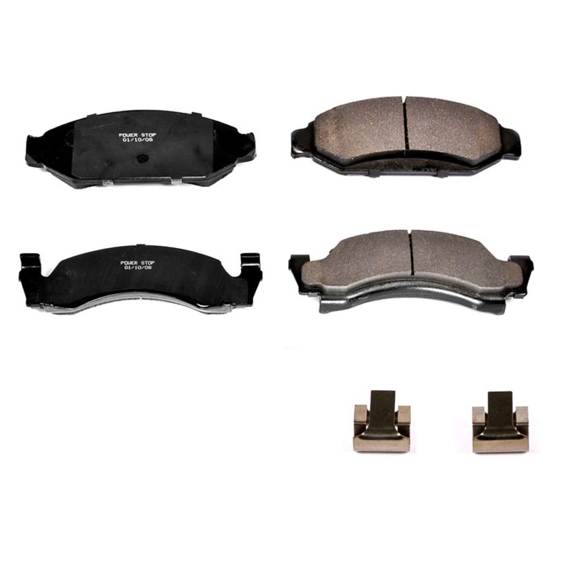 PowerStop - Z17 Low-Dust Ceramic Brake Pads with Hardware
