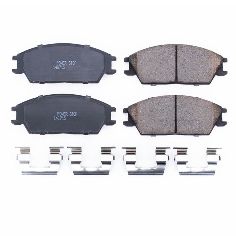 PowerStop - Z17 Low-Dust Ceramic Brake Pads with Hardware