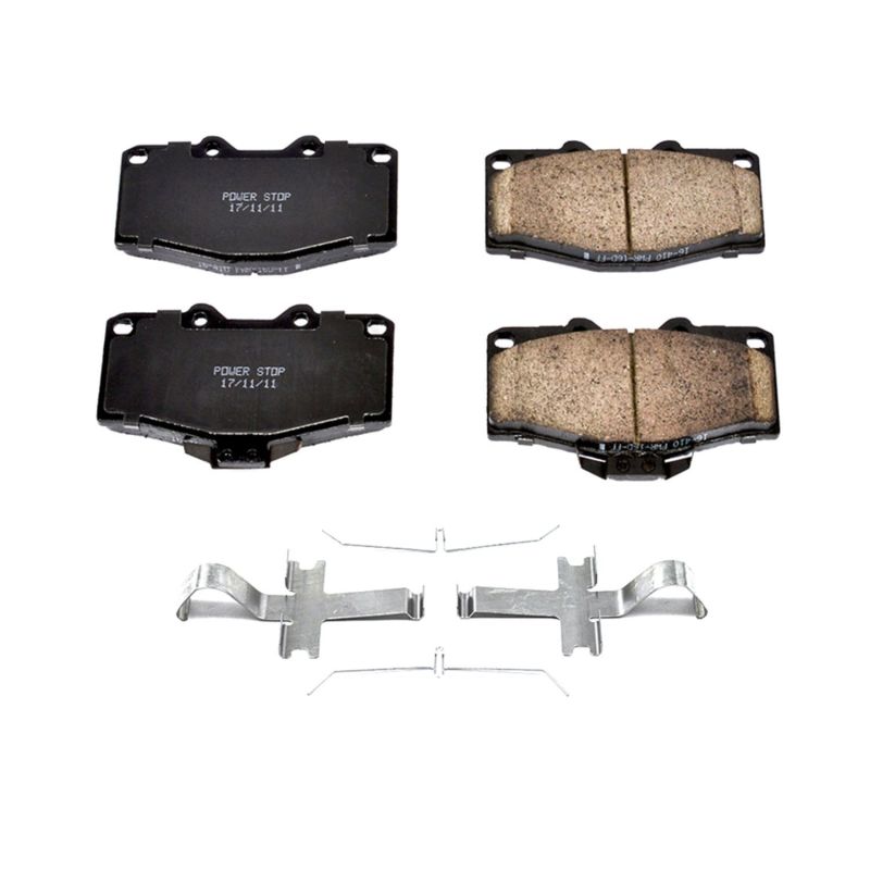 PowerStop - Z17 Low-Dust Ceramic Brake Pads with Hardware