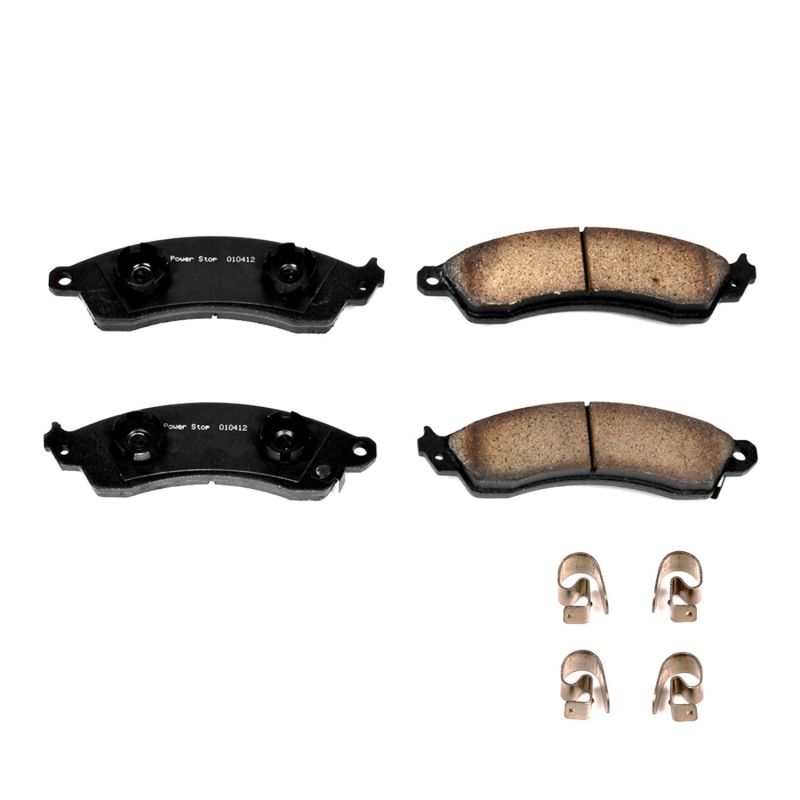 PowerStop - Z17 Low-Dust Ceramic Brake Pads with Hardware
