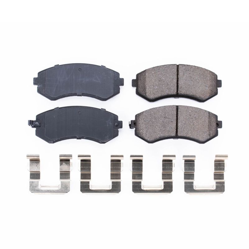 PowerStop - Z17 Low-Dust Ceramic Brake Pads with Hardware