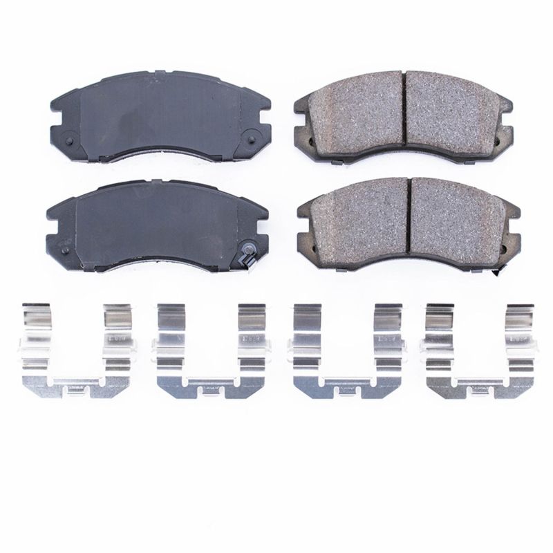 PowerStop - Z17 Low-Dust Ceramic Brake Pads with Hardware