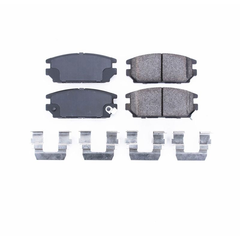 PowerStop - Z17 Low-Dust Ceramic Brake Pads with Hardware