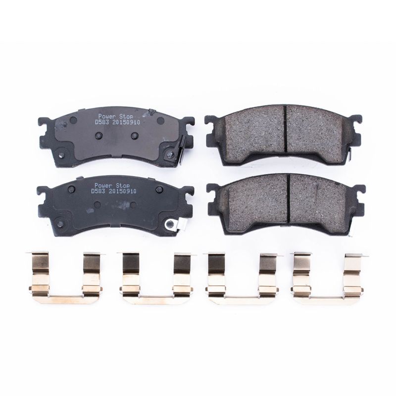 PowerStop - Z17 Low-Dust Ceramic Brake Pads with Hardware