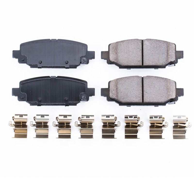 PowerStop - Z17 Low-Dust Ceramic Brake Pads with Hardware