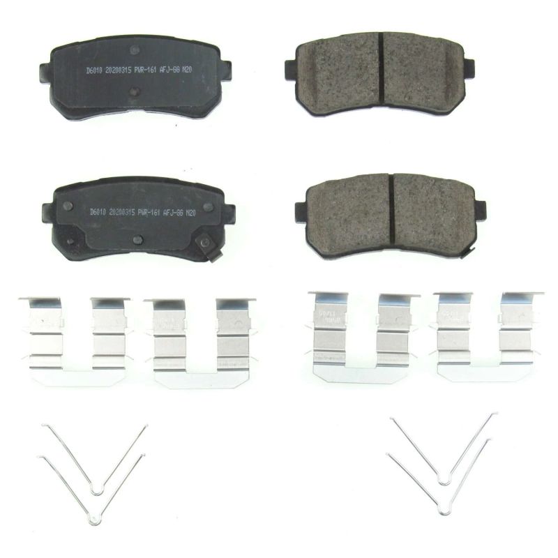 PowerStop - Z17 Low-Dust Ceramic Brake Pads with Hardware