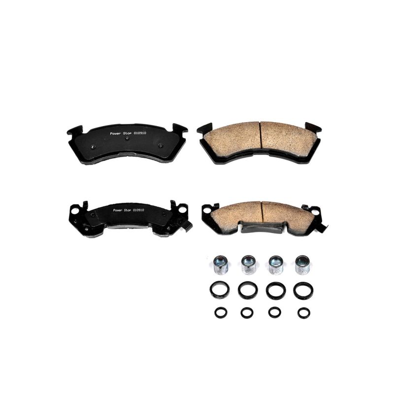 PowerStop - Z17 Low-Dust Ceramic Brake Pads with Hardware