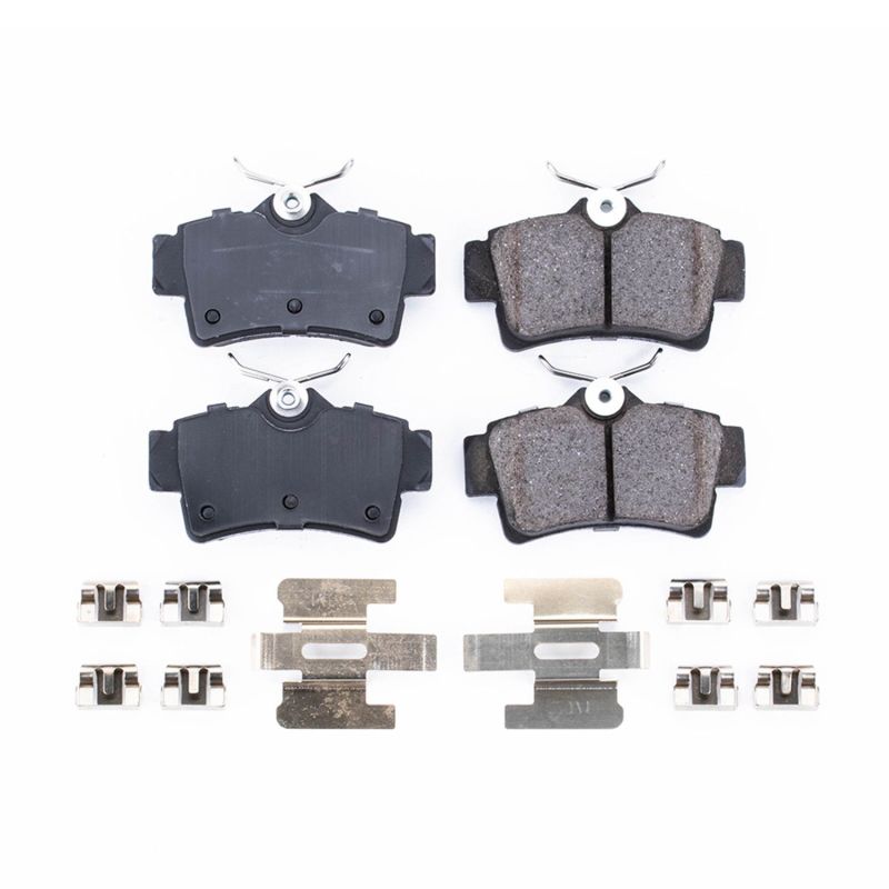 PowerStop - Z17 Low-Dust Ceramic Brake Pads with Hardware