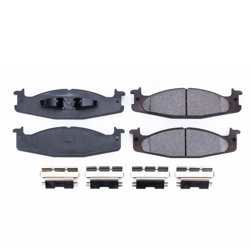 PowerStop - Z17 Low-Dust Ceramic Brake Pads with Hardware