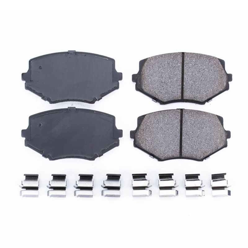 PowerStop - Z17 Low-Dust Ceramic Brake Pads with Hardware