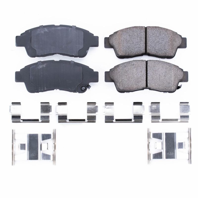 PowerStop - Z17 Low-Dust Ceramic Brake Pads with Hardware