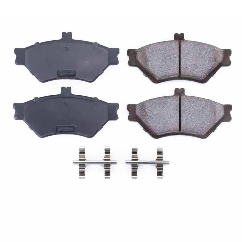 PowerStop - Z17 Low-Dust Ceramic Brake Pads with Hardware