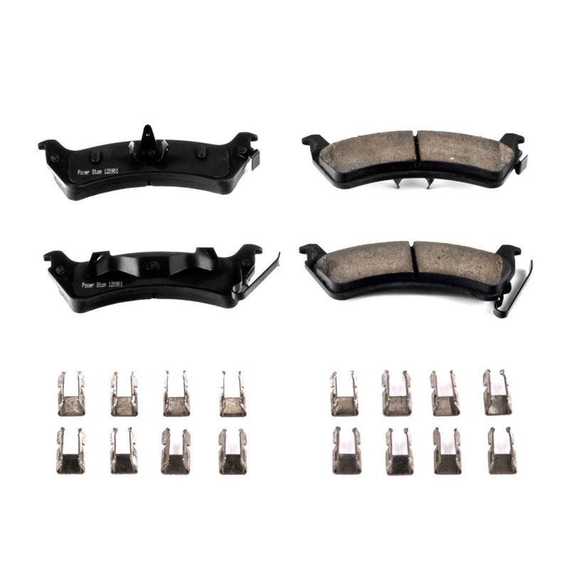 PowerStop - Z17 Low-Dust Ceramic Brake Pads with Hardware