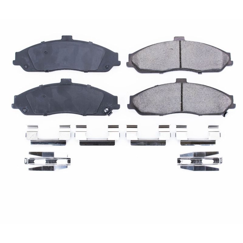 PowerStop - Z17 Low-Dust Ceramic Brake Pads with Hardware