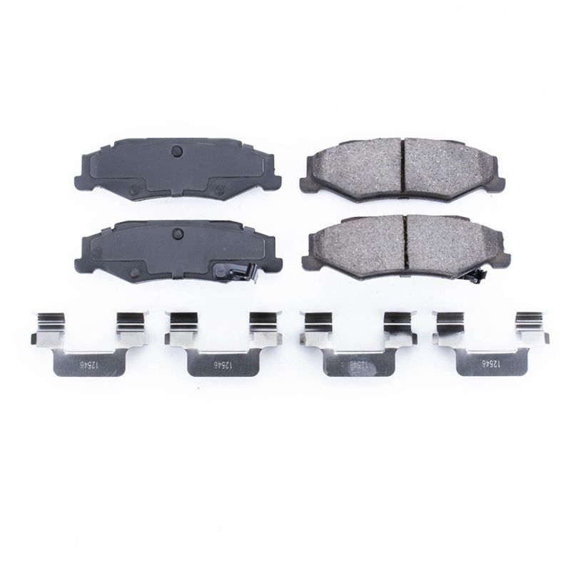 PowerStop - Z17 Low-Dust Ceramic Brake Pads with Hardware