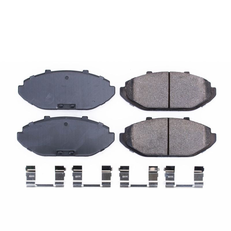 PowerStop - Z17 Low-Dust Ceramic Brake Pads with Hardware