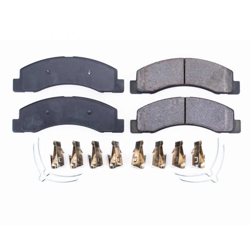 PowerStop - Z17 Low-Dust Ceramic Brake Pads with Hardware