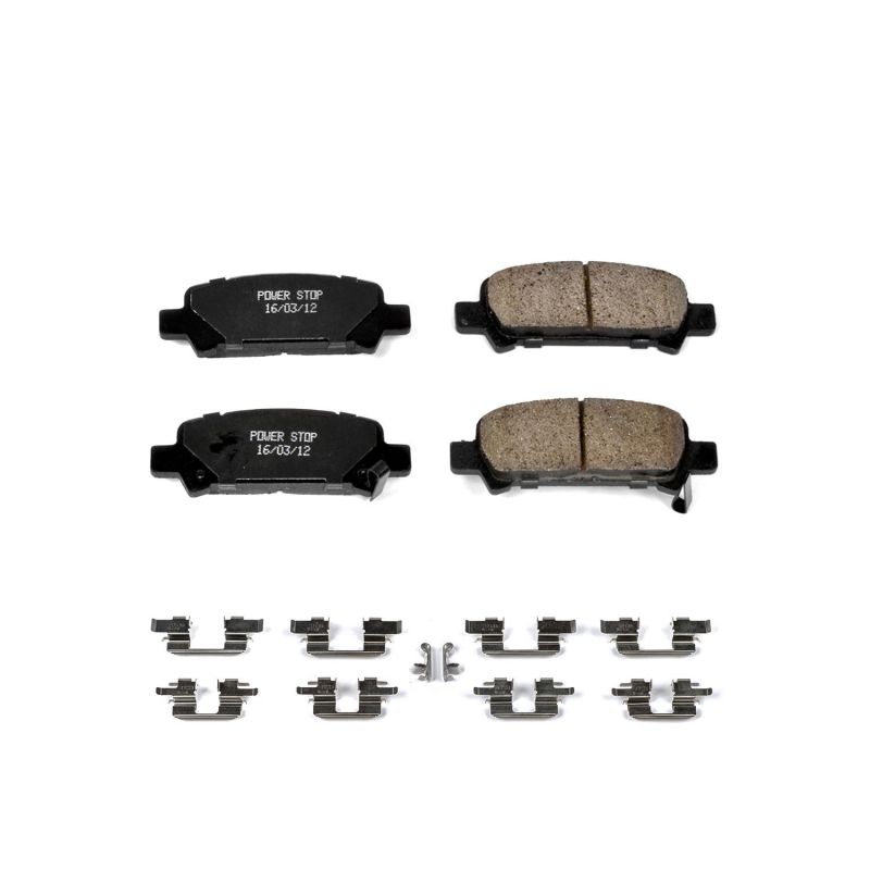 PowerStop - Z17 Low-Dust Ceramic Brake Pads with Hardware