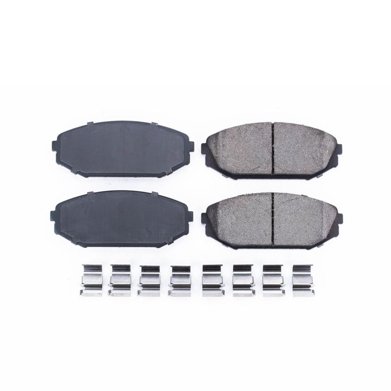 PowerStop - Z17 Low-Dust Ceramic Brake Pads with Hardware