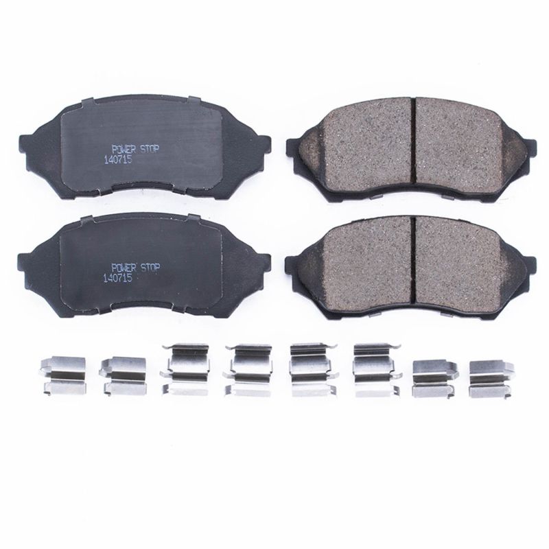 PowerStop - Z17 Low-Dust Ceramic Brake Pads with Hardware