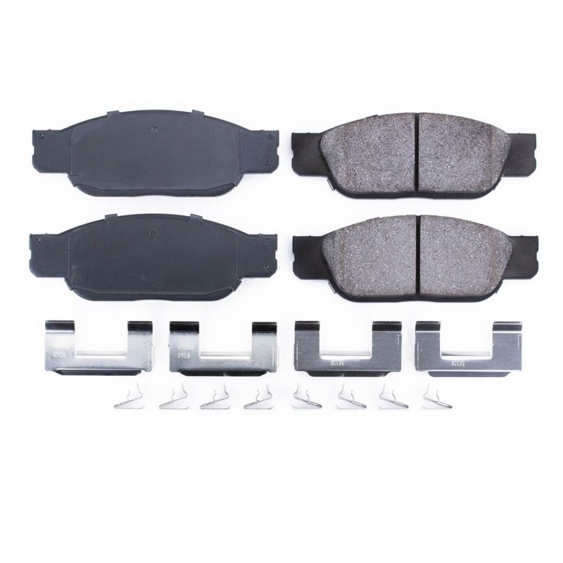 PowerStop - Z17 Low-Dust Ceramic Brake Pads with Hardware