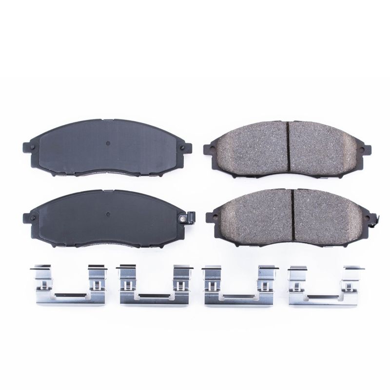 PowerStop - Z17 Low-Dust Ceramic Brake Pads with Hardware