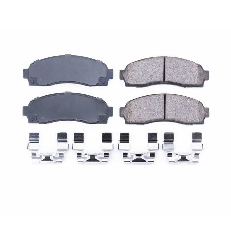 PowerStop - Z17 Low-Dust Ceramic Brake Pads with Hardware
