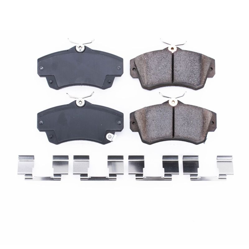 PowerStop - Z17 Low-Dust Ceramic Brake Pads with Hardware