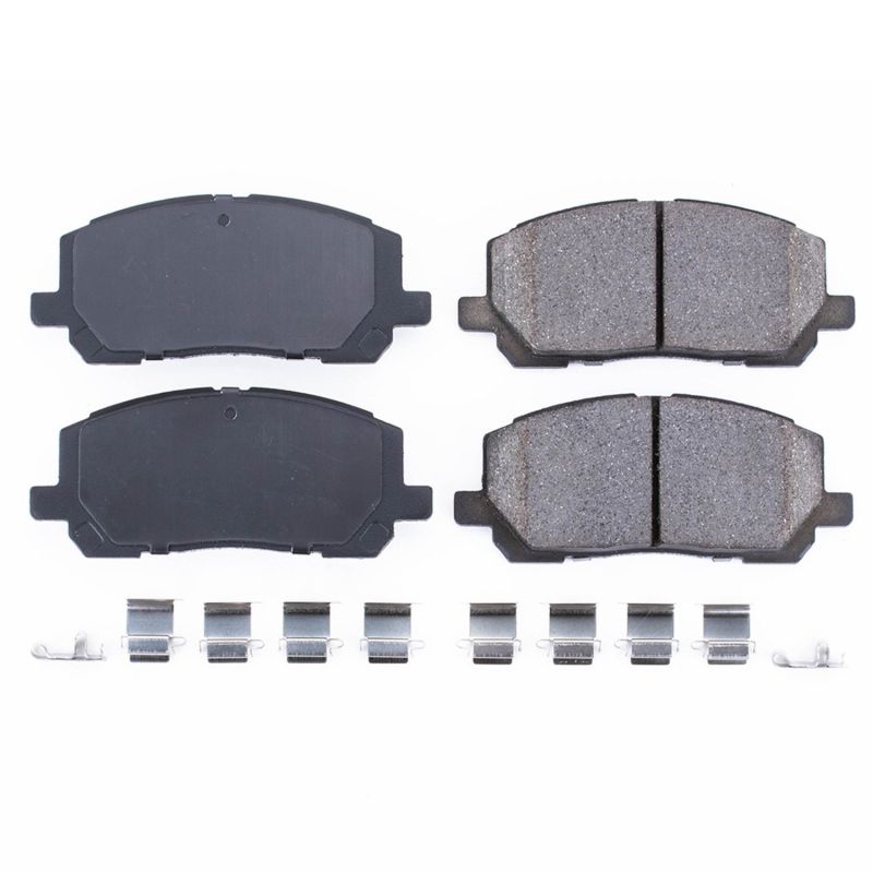 PowerStop - Z17 Low-Dust Ceramic Brake Pads with Hardware