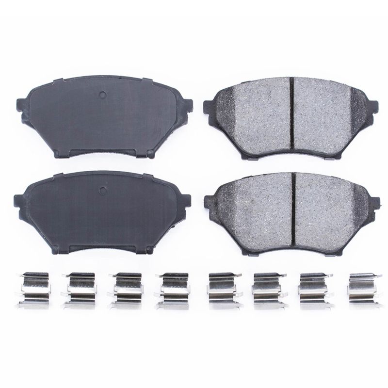 PowerStop - Z17 Low-Dust Ceramic Brake Pads with Hardware
