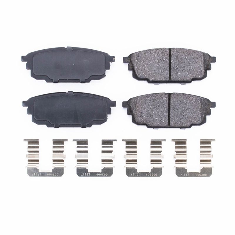 PowerStop - Z17 Low-Dust Ceramic Brake Pads with Hardware