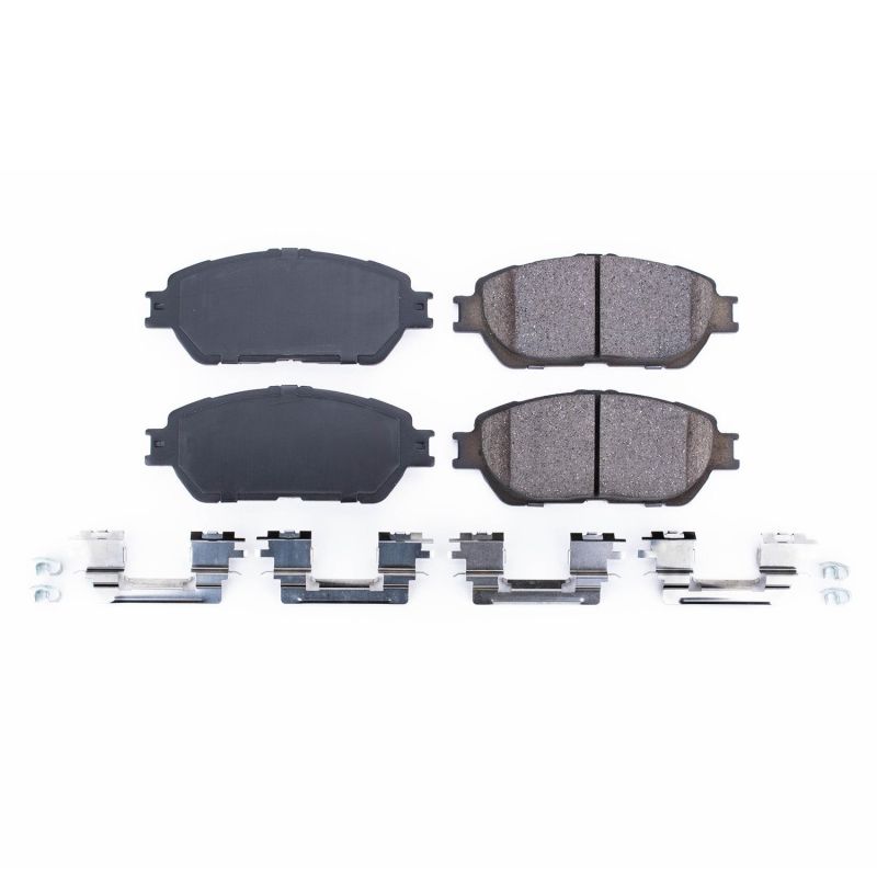 PowerStop - Z17 Low-Dust Ceramic Brake Pads with Hardware