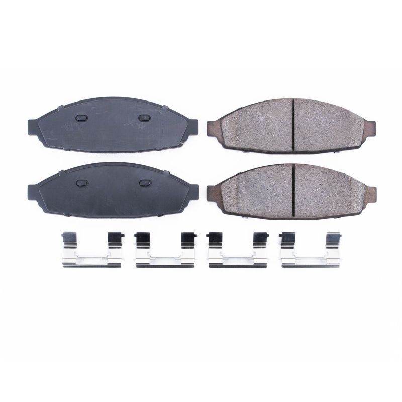 PowerStop - Z17 Low-Dust Ceramic Brake Pads with Hardware