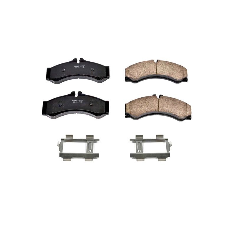 PowerStop - Z17 Low-Dust Ceramic Brake Pads with Hardware