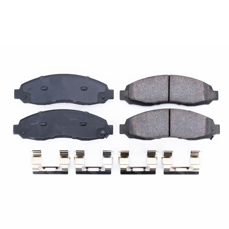 PowerStop - Z17 Low-Dust Ceramic Brake Pads with Hardware