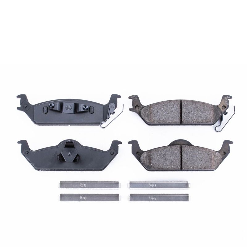 PowerStop - Z17 Low-Dust Ceramic Brake Pads with Hardware