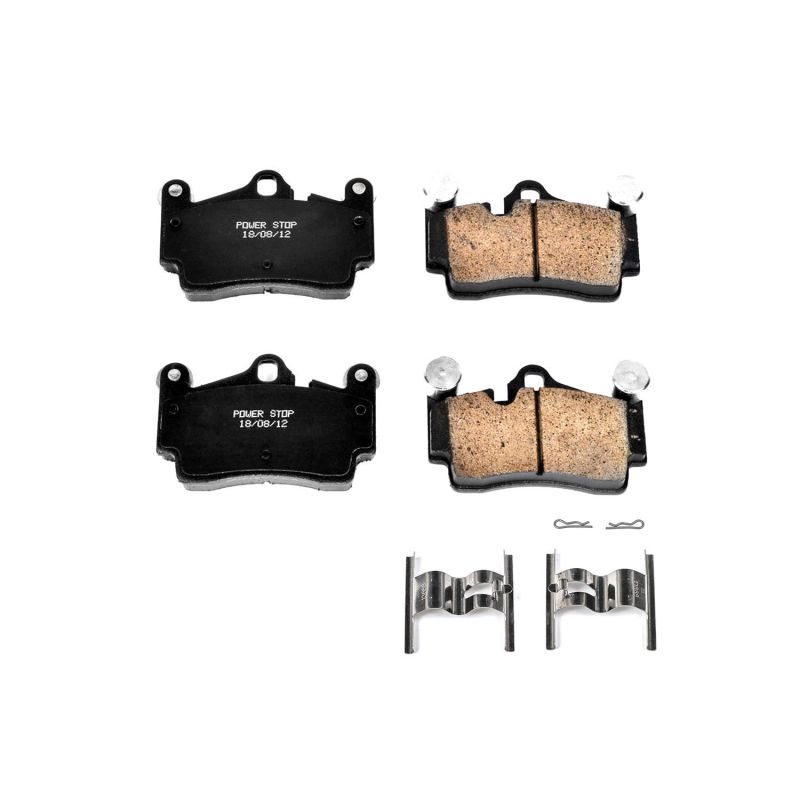 PowerStop - Z17 Low-Dust Ceramic Brake Pads with Hardware