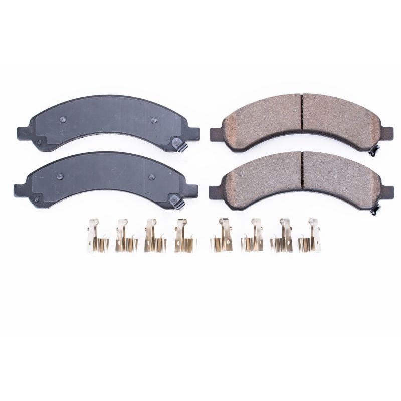 PowerStop - Z17 Low-Dust Ceramic Brake Pads with Hardware
